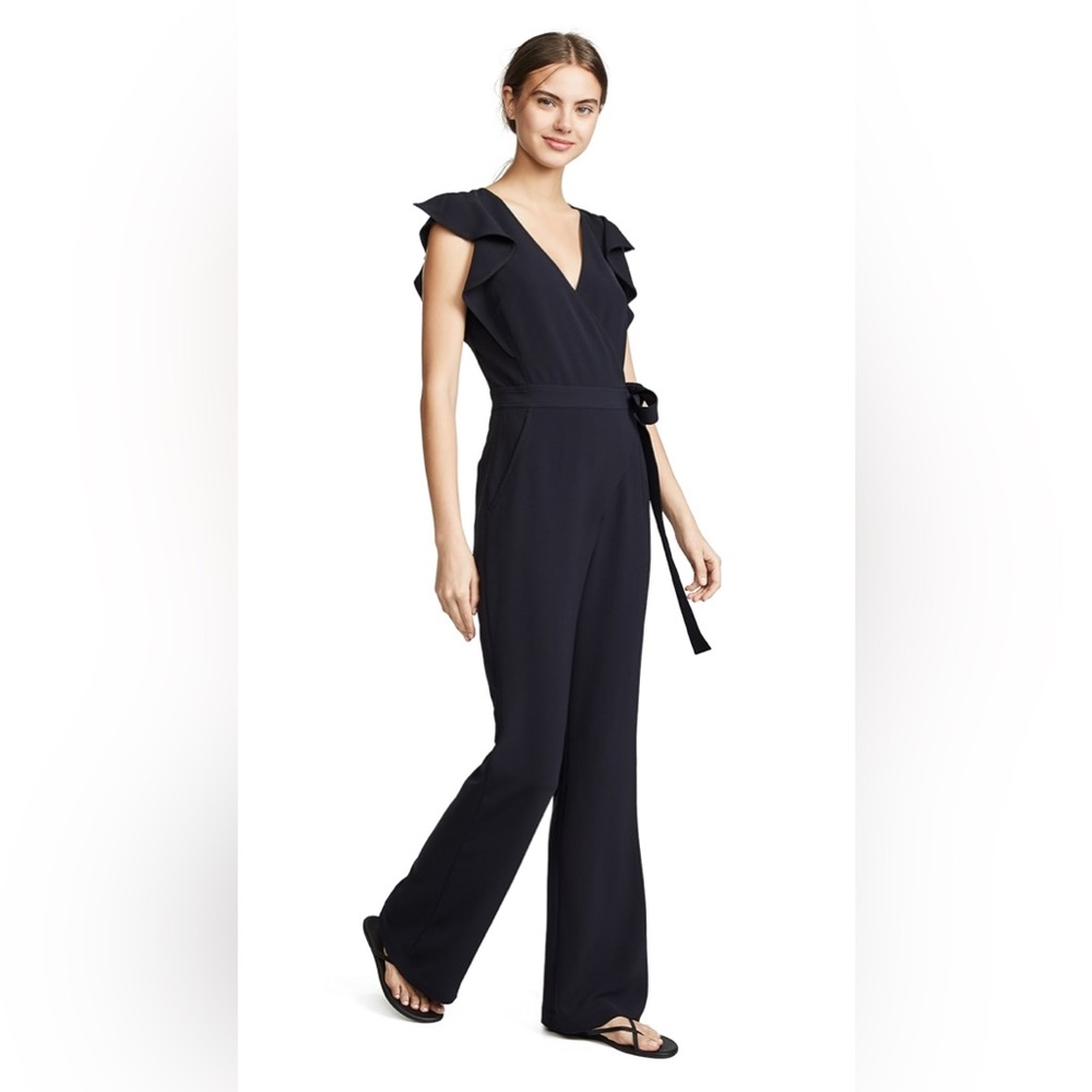 A.L.C. ‘Wilder’ Flutter Sleeve Wrap Front Jumpsuit